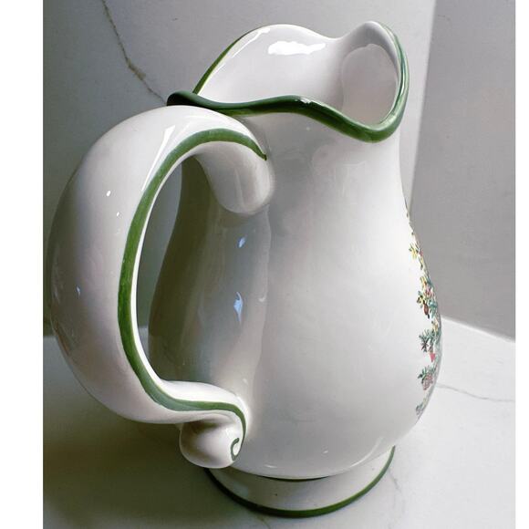 Christopher Radko Traditions Holiday Celebrations Water Pitcher Made in England - Picture 4 of 7